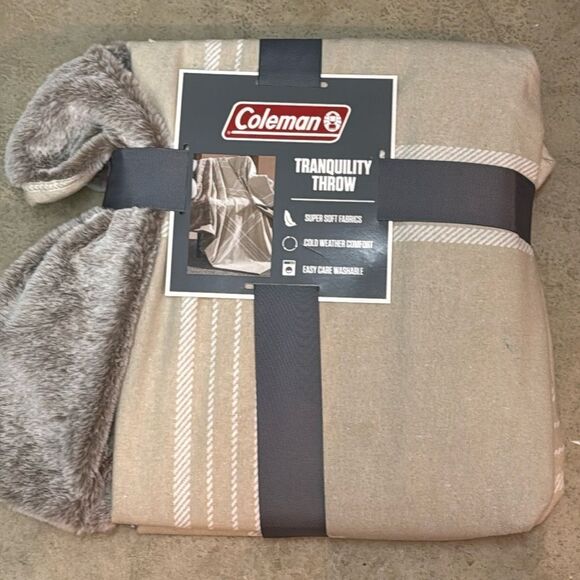 Coleman tranquility throw Throw Blanket 50x60 - Picture 1 of 7
